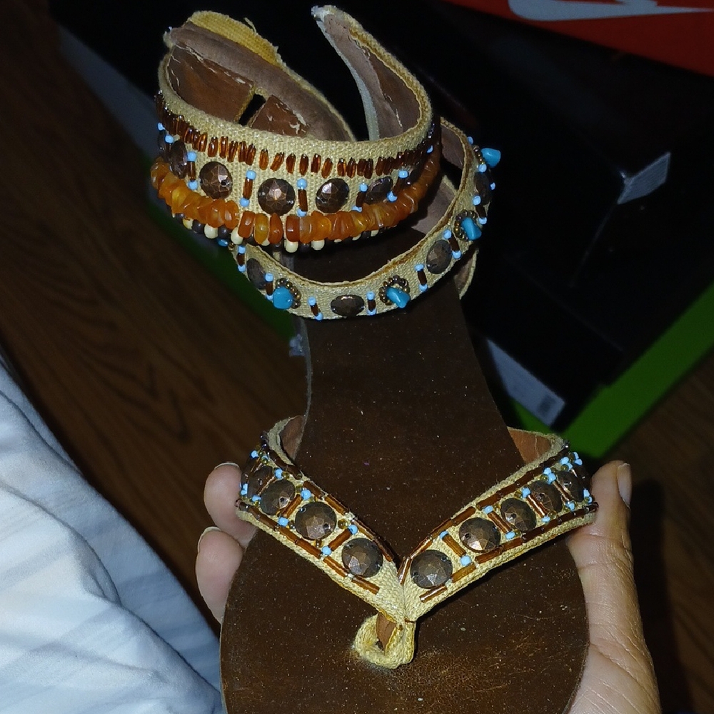 Brown sandals